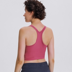 Reggiseno sportivo Racerback <span class=keywords><strong>donna</strong></span> ad alto impatto da <span class=keywords><strong>donna</strong></span> <span class=keywords><strong>palestra</strong></span> Fitness Top per Yoga ad alto impatto esercizio - Product Image 4