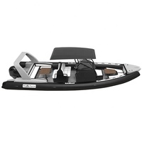 Bateau gonflable en aluminium de luxe RHIB 760 océan