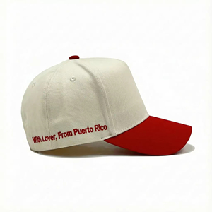 Custom Logo 5 Panel Dobby Dot Two Tone Baseball Caps Wholesale Structured Frame 100% Cotton Sport <b>Hats</b> - Product Image 4