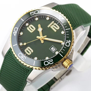 Classic 316L stainless steel men's automatic mechanical watch with sapphire <b>crystal</b> and date display. - Product Image 6