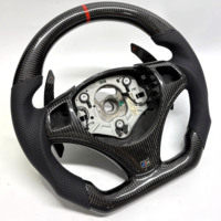 Volant de direction sport en fibre de carbone pour BMW E82 E87 E90 E92 E93 M3, accessoires de voiture