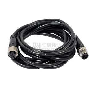Cable conector Can Bus M12, Conector de rosca Circular de 2, 3, 4, 5, 6 y 8 pines, resistente al agua, M5, M8, M12, Ip67