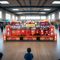 4x4m Carnival Store Kiosk Cabina de concesión de acero inoxidable y silicona a la venta