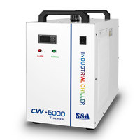 S & A Refroidisseur d'eau industriel Refroidissement Système industriel Cw 5000 Refroidisseur pour machine Laser 6090 1390