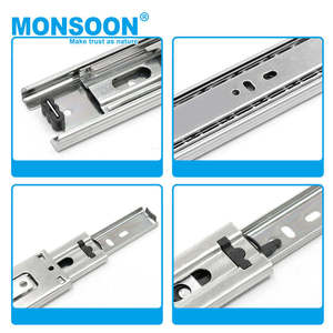 Thanh Trượt Ổ Bi 45Mm Thanh Ray Co Rút Đồ Nội Thất Thanh Ray Mở Rộng Toàn Bộ Ống Lồng Cho Kính Thiên Văn Kênh Ngăn Kéo Dạng Ống Lồng - Product Image 2