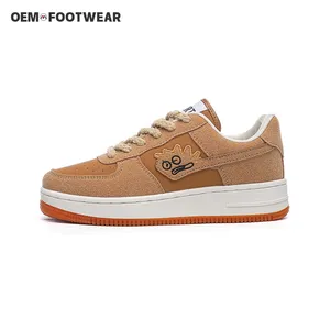 Fabricants OEM Marque Design Air Chaussures Mon Propre Logo Petit Monstre Bas quantité minimale de commande Hommes Chaussures de Skate Personnalisées avec Lacets Épais