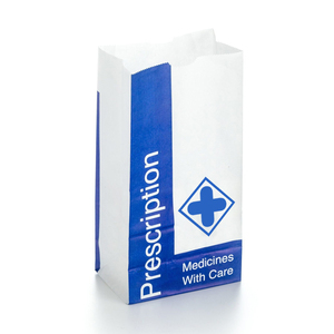 מותאם אישית לסביבה בית מרקחת תרופות תרופות מרשם גלולת שקית נייר אריזה נקי wih - Product Image 2