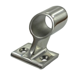 Thép không gỉ 316 trung tâm biển 60 độ đường sắt stanchion O.D. 1 inch (25mm) ống tay đường sắt phù hợp tàu du thuyền thuyền phần cứng - Product Image 1