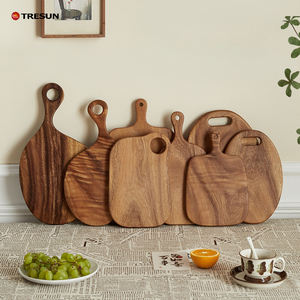 Tabla de Cortar Pequeña de Madera de Nogal, Juego de Tablas de Cortar Mini para Cocina, para Carne, Verduras y Queso, Superventas - Product Image 1