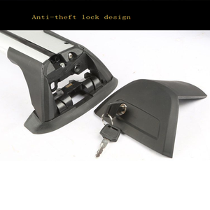 Barra trasversale in alluminio argento portapacchi universale Top Carrier <span class=keywords><strong>per</strong></span> auto <span class=keywords><strong>berlina</strong></span> conveniente soluzione di deposito bagagli - Product Image 3