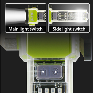 Nueva <span class=keywords><strong>Linterna</strong></span> de Alta Intensidad con Martillo de Seguridad de Larga Duración, Luz LED para Vehículos, Alarma con Zumbador Intermitente Rojo y Azul - Product Image 3