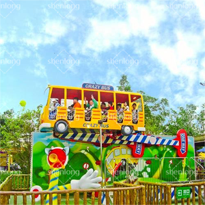 Viaje en autobús loco para niños duradero al aire libre de 24 plazas adecuado para parques escénicos diseño a prueba de lluvia - Product Image 1