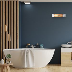 Stufa da bagno in quarzo orientabile 600-1200W - Riscaldamento efficiente per spazi ridotti e comfort in stagione fredda. - Product Image 1