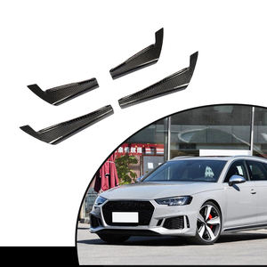 Alerones Delanteros de Fibra de Carbono para <span class=keywords><strong>Audi</strong></span> <span class=keywords><strong>A4</strong></span> RS4 B9, Parachoques de Posventa, 2017-2020 - Product Image 1