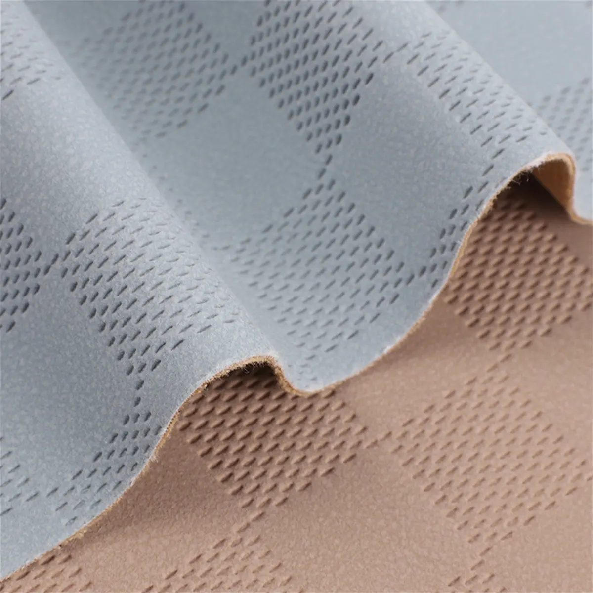 Yangbuck PU Leder Wildleder Muster Karo Design Wasserdicht Custom ized langlebig für Schuh tasche Sofa Autos itz und Polster