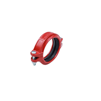 Tuyaux de lutte contre l'incendie FM UL Système de gicleurs d'incendie Système de protection contre l'incendie Raccord de tuyau rainuré en fonte ductile Raccord flexible