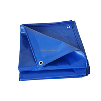 Kain tenda pvc tahan api tahan air 650GSM vinil pvc terpal laminasi dalam gulungan Atau lembar untuk penutup truk