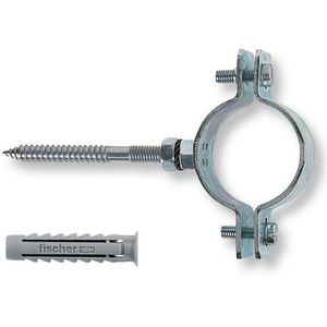 Abrazadera de Acero Resistente con Tornillo y Tapón de 2 x 1 Pulgada para Mangueras de Plomería - Product Image 1