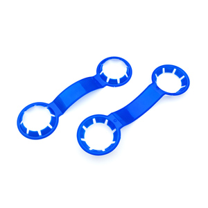 प्लास्टिक की पानी की बोतल धारक क्लिप जुड़वां पैक बोतल क्लिप वाहक बोतल बैंडिंग गर्दन संभालती - Product Image 2