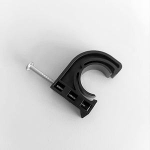 Полутрубная вешалка с пластиковым зажимом для гвоздей, зажим для труб, опора для труб, <span class=keywords><strong>1</strong></span>/<span class=keywords><strong>2</strong></span> "до 3/<span class=keywords><strong>4</strong></span>", двойной крюк для когтей, обжимные Фитинги - Product Image 1