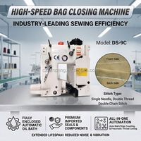 Machine à coudre pour fermeture de sacs entièrement automatique DS-9C, machine industrielle à fermeture de sacs haute vitesse