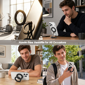 Soporte Magnético para <span class=keywords><strong>Teléfono</strong></span> D103-2, Doble Cara, Manos Libres, para Videos <span class=keywords><strong>de</strong></span> TikTok y Selfies, Plegable 180 Grados, con Espejo, Producto en Oferta - Product Image 6