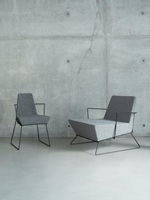 Mobilier de maison au design moderne Fauteuil individuel Fauteuil de bureau d'appoint Fauteuil bleu de style français