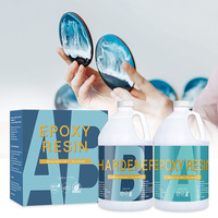 Résine Époxy Étanche OSBANG 1:1 3.8L Transparente Anti-Jaunissement pour Construction, Moulage et Artisanat (Tables, Sols, Emballages)