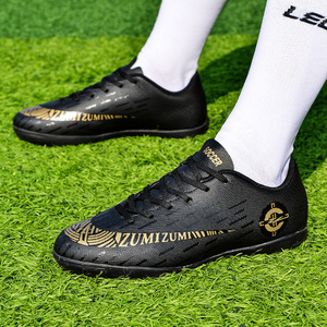 נעלי פוטסל אלסטיות שחורות לגמרי, נעלי כדורגל איכותיות, נעלי אימון לקבוצות לכל עונות השנה - Product Image 6