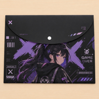 Carpeta de Plástico Impermeable y Duradera Vigreat Personalizada con Cierre a Presión para Almacenamiento de Documentos, Uso Diario, Regalo, Venta al Por Mayor