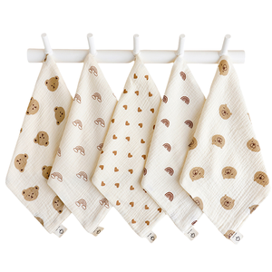 Cao cấp hai lớp gạc Muslin bé khăn nén phim hoạt hình tre bông nhẹ nhàng làm sạch sự mềm mại cho trẻ sơ sinh bãi biển Quà Tặng - Product Image 1