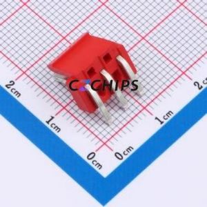 BX-VH3.96-3PWZ-R Wire-to-Board Pin Header Bent Lead Through Hole,P=3.96mm Connector 1x3P 3.96mm Right Angle Insert VH - Product Image 2
