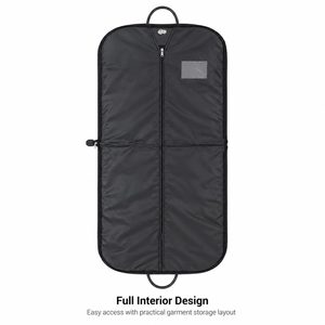 OEM Custom Logo Handheld Garment Suit Bag, Durable Oxford Cloth Zipper Clothing Organizer for Men Formal Suit Storage - Product Image 3