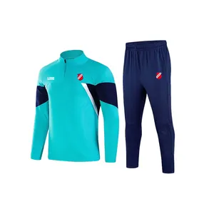 Per bambini adulti Jogging da uomo maglia da calcio tuta da ginnastica da uomo Slim Fit con cerniera Sport da calcio