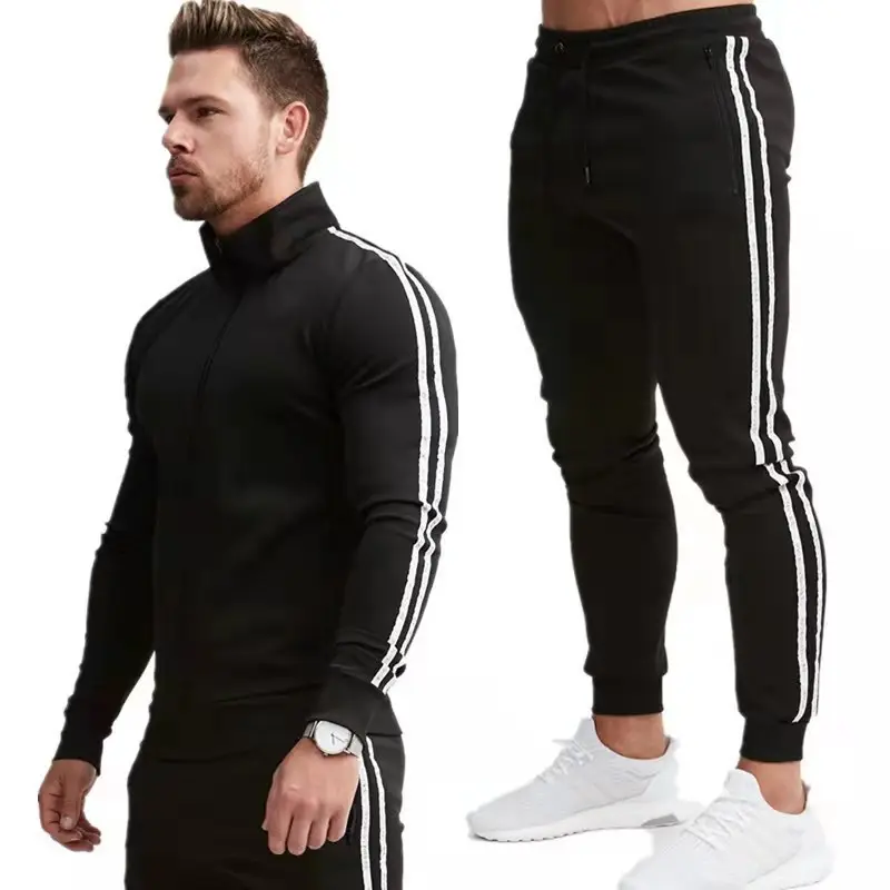 Vente en gros de survêtement pour hommes, survêtements Design personnalisé, sweat-shirt à capuche pour homme, ensemble de survêtement 2 pièces