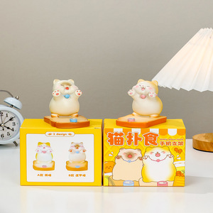 Ruijie Cat Phone <b>Stand</b> Resin Cartoon Desk Decor For <b>Iphone</b> Tablet Holder Gift - Product Image 2