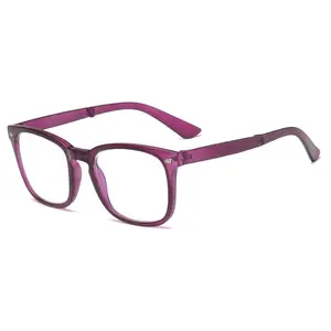 Newest Cheap Folding Anti Blue Light Safety Computer Glasses Women's Vintage Optical Eyeglasses Frames