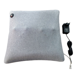 Massage <b>Pillow</b> Grey Usb Powered Hot Compress Kneading Neck Waist Back Shoulder Massage Dual Use Car Mounted - Product Image 2