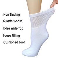 Chaussettes pour hommes diabétiques, logo personnalisé OEM, design de chaussettes de sport, extra larges, non contraignantes, impression