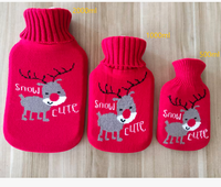 Bouillotte anti-explosion conforme à la norme européenne BS, en forme de U, avec housse en peluche, en caoutchouc, pour chauffage et refroidissement, design moderne et minimaliste
