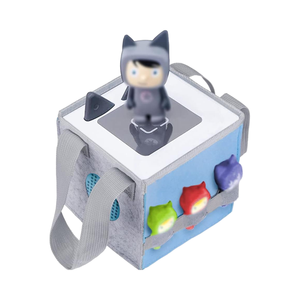 Accessoires Toniebox, panier de rangement pliable en tissu avec poignée pour figurines Tonie, bleu, 2 ans et plus, écologique - Product Image 1