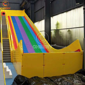 Happy slide indoor outdoor four seasons snow carpet angoli affilati dry snow floor dry snow slide simulation - Product Image 2