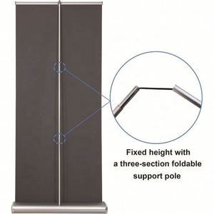 ขาตั้งป้ายโฆษณาแบบม้วนเก็บได้ คุณภาพสูง สำหรับงานแสดงสินค้ากลางแจ้ง ทำจากอะลูมิเนียม พร้อมบริการออกแบบและพิมพ์ตามสั่ง - Product Image 5