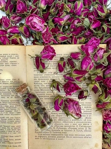 Mini-bouteilles en verre pour bourgeons de roses, pour herbes et fleurs, esthétique <span class=keywords><strong>botanique</strong></span> victorienne, décoration sorcière, couleur personnalisée pour la fête des Mères et Noël - Product Image 6