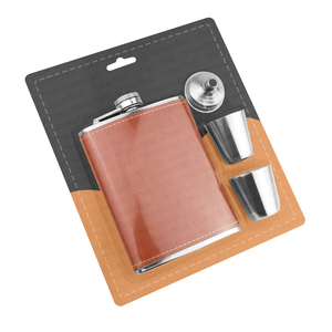 Vente en gros <span class=keywords><strong>de</strong></span> flasque <span class=keywords><strong>de</strong></span> hanche étanche avec 2 tasses ensemble emballage blister en acier inoxydable <span class=keywords><strong>de</strong></span> qualité alimentaire flasque <span class=keywords><strong>de</strong></span> hanche flacons étanches pour l'alcool - Product Image 3