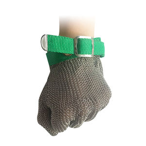 Gants de qualité alimentaire résistants aux coupures pour boucherie, en acier inoxydable, treillis métallique, fer - Product Image 5