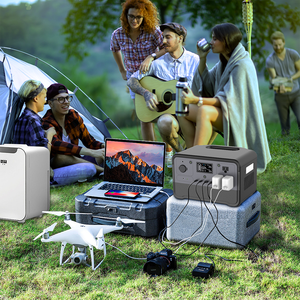 Station de charge multi-appareils 700W LiFePO4, station d'alimentation d'urgence tout-en-un, générateur solaire de secours pour le camping en extérieur, onde sinusoïdale pure - Product Image 6