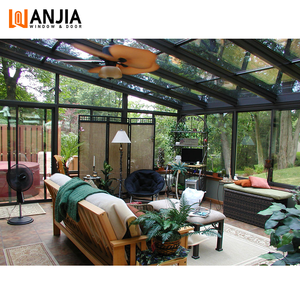 Veranda in Vetro e Alluminio dal Design Moderno, Giardino d'Inverno in Vetro per Esterni - Product Image 6