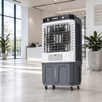 Refroidisseur d'air évaporatif électrique portable en gros, mécanique, avec réservoir d'eau de 40 L, 3 vitesses, pour usage domestique, garage, camping-car et extérieur