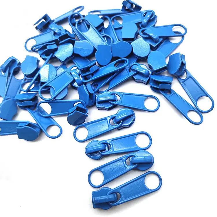 Yyx Plastic Rits Sliders Maat 5 Nylon Groothandel En Puller Lock Custom Metalen Rits Pull Voor Kleding